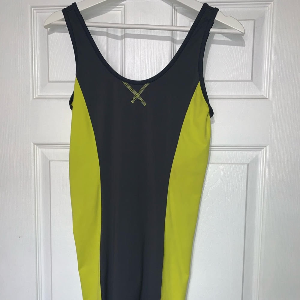 Forever 21 Lime & Grey Athletic Workout Dress